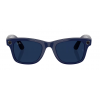 Умные очки Ray-Ban Meta* Wayfarer Gen 2 Shiny Cosmic Blue, Фотохромные линзы Clear to Sapphire Transitions (RW4012), размер M